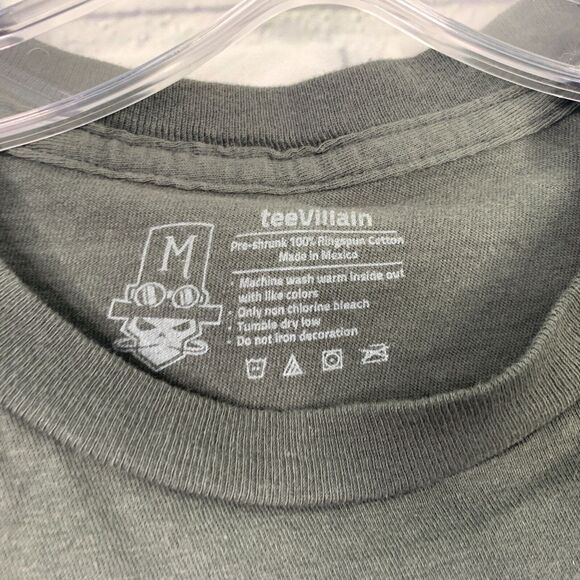 Tee Villain tshirt The Punisher guns gray grey ringspun cotton unisex medium M - Picture 5 of 6